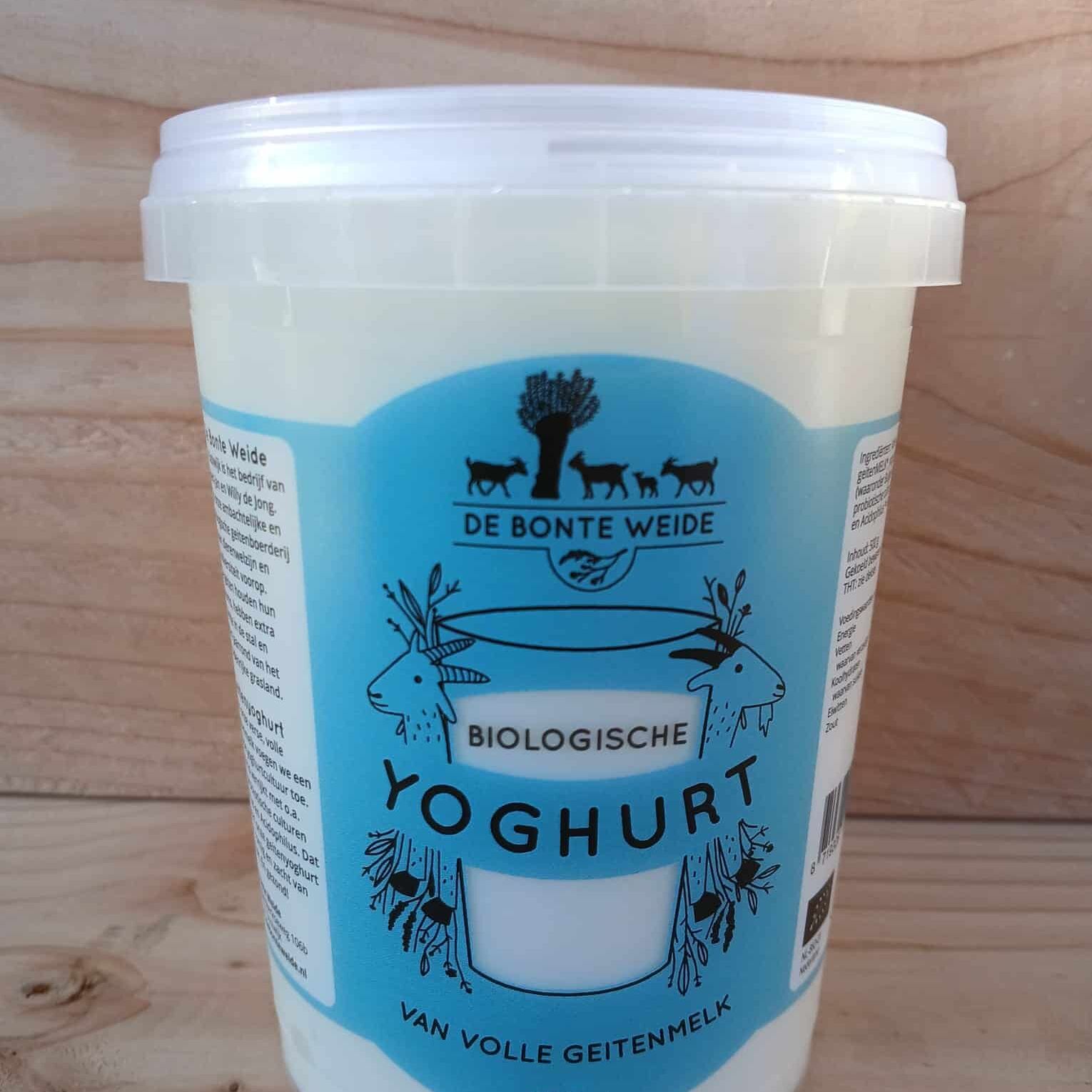 Rauwmelkse biologische geitenyoghurt